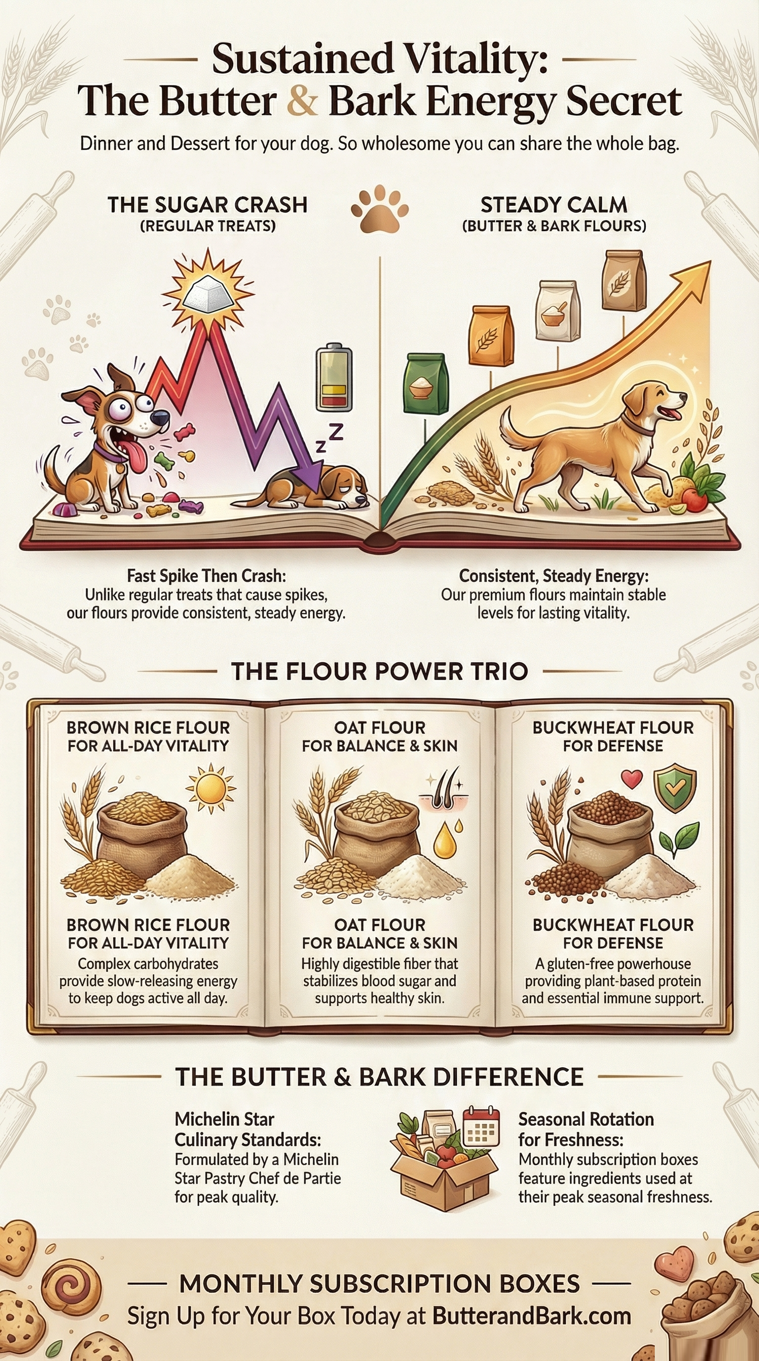 Butter & Bark ingredient science infographic
